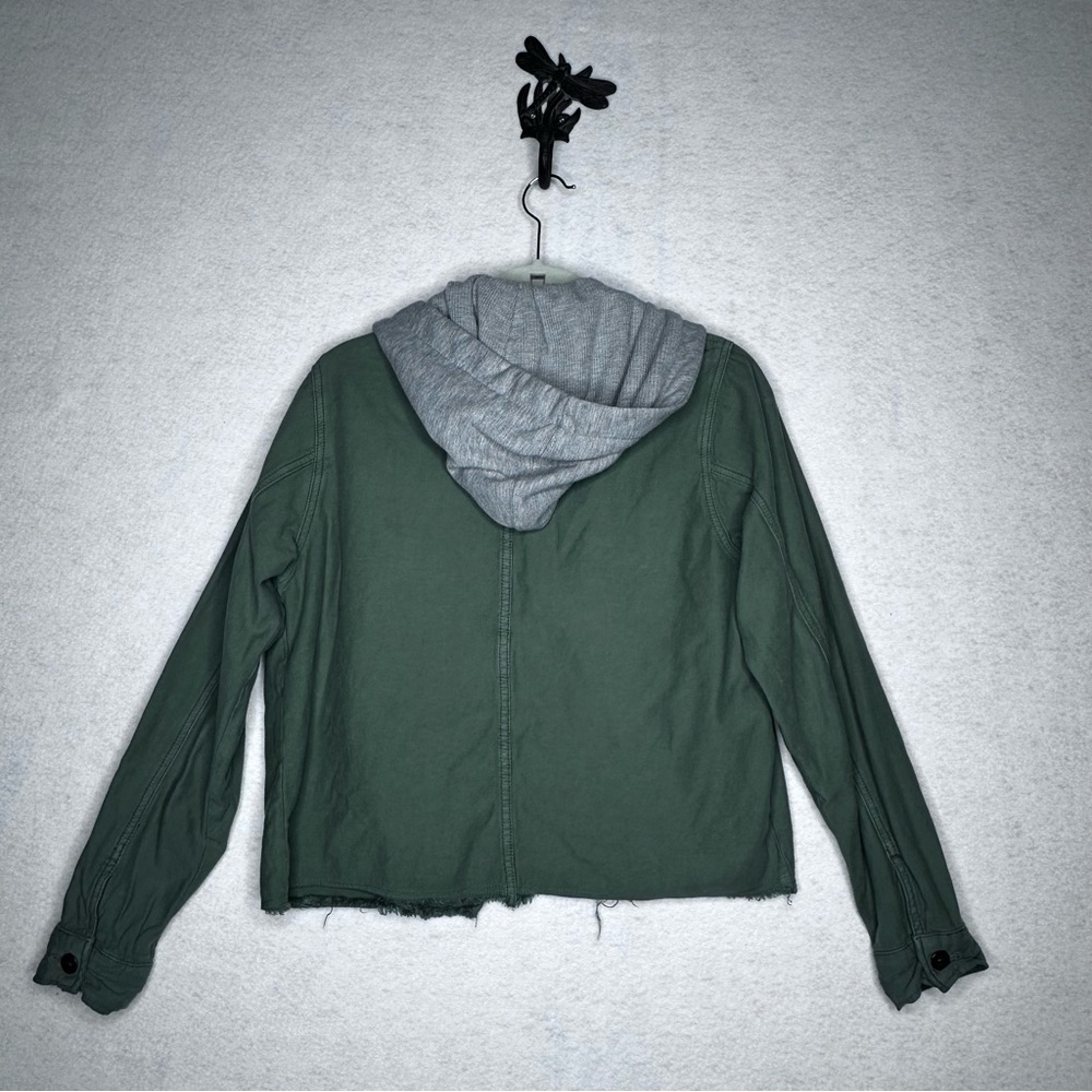 Free People Utility Jacket with Hoodie Insert – Size Small - Picture 2 of 4